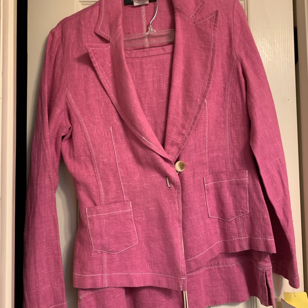 Two piece skirt suit